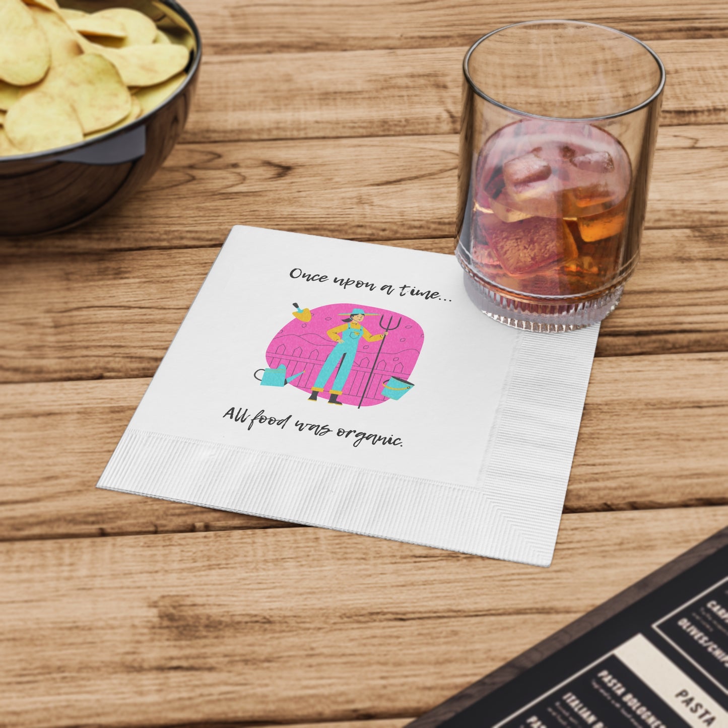 White Coined Napkins